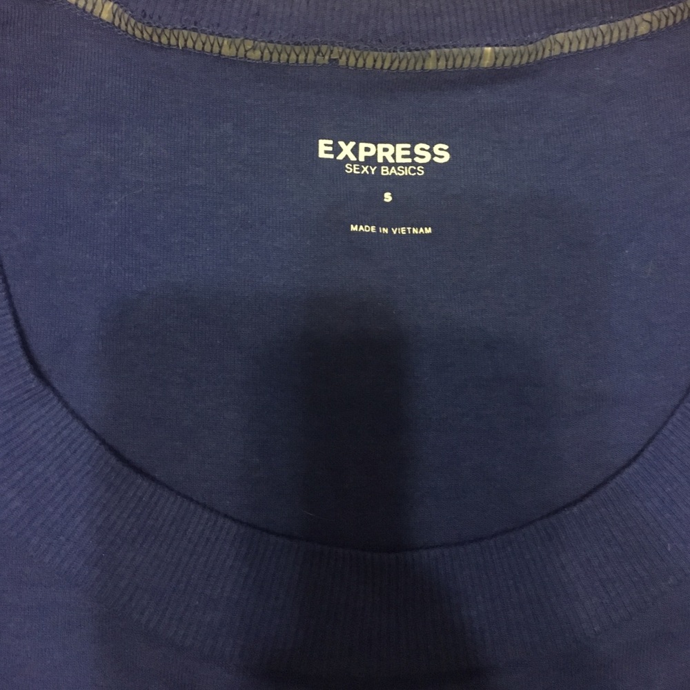 EXPRESS basic royal blue top ✔️ - Picture 2 of 2