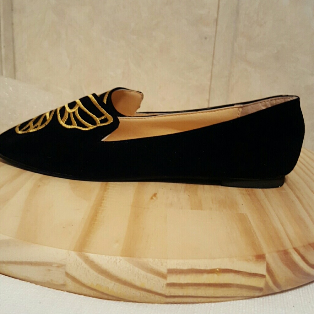 2X HP BUTTERFLY Flats Oxford Shoes - Picture 3 of 5