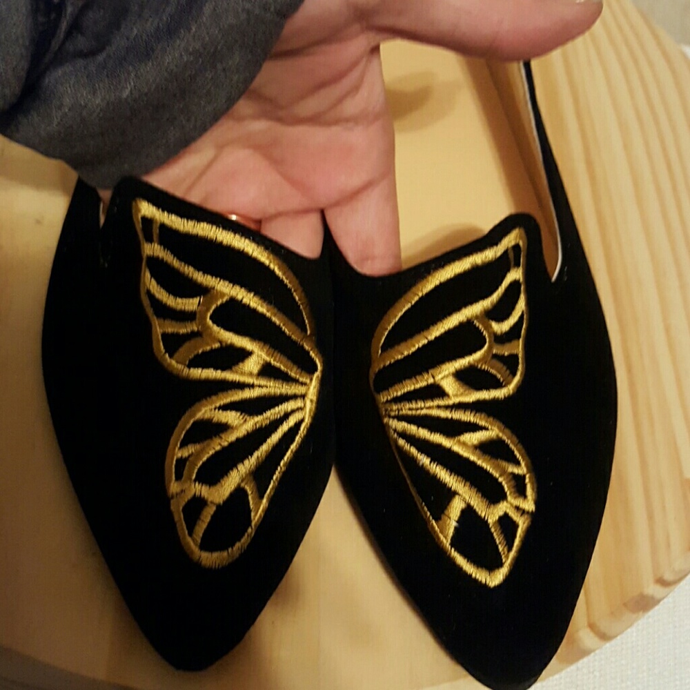 2X HP BUTTERFLY Flats Oxford Shoes - Picture 5 of 5