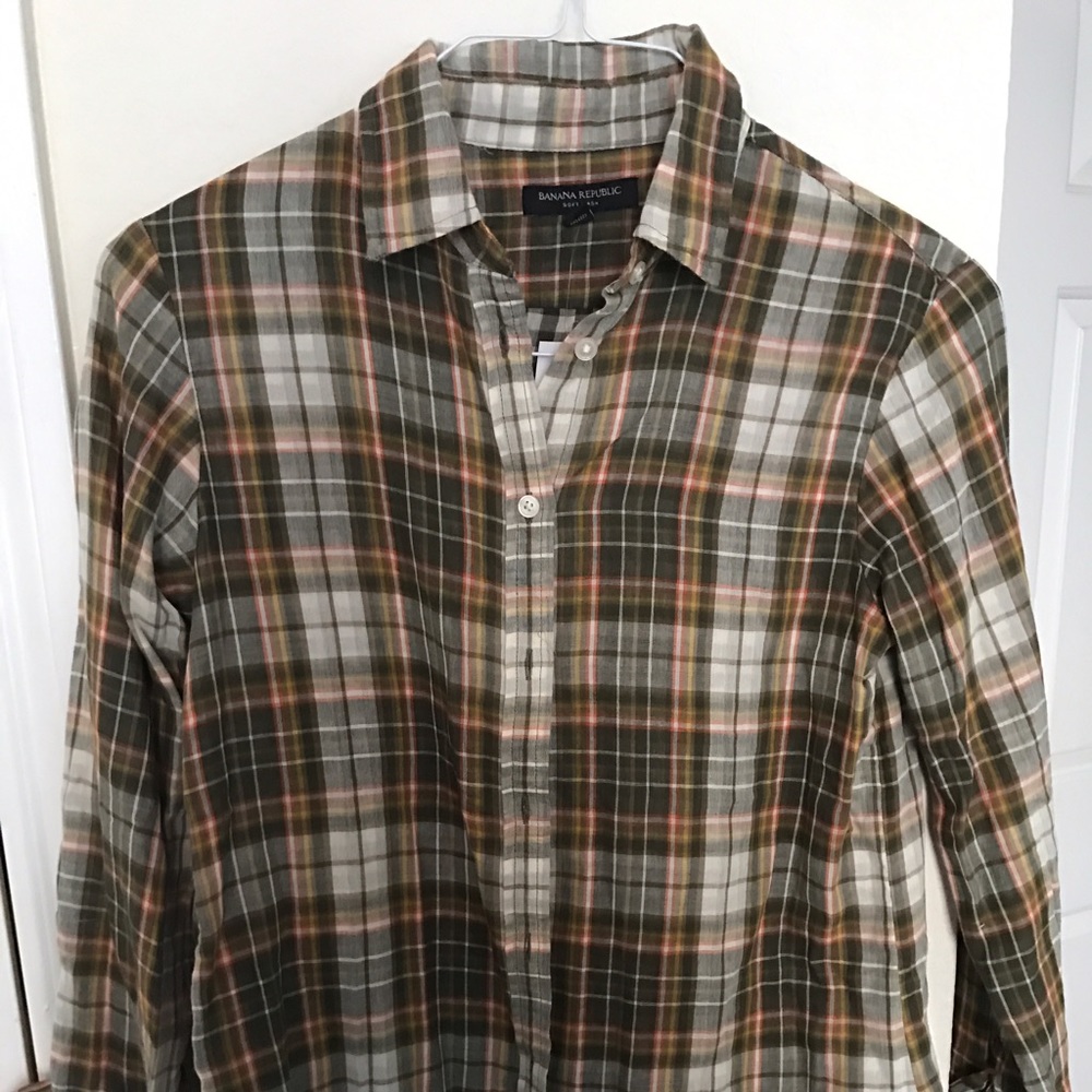 Banana Republic Soft Wash Button Down