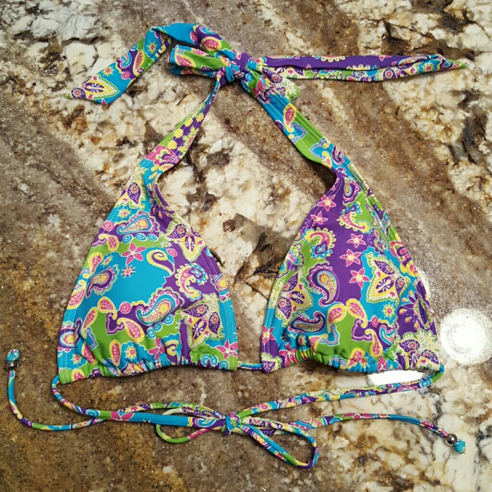 Paisley Bikini Top