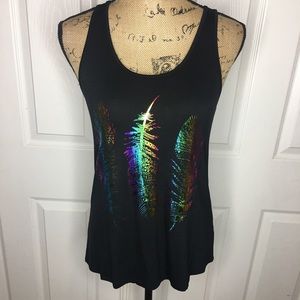 Bear Dance Tank with Feathers