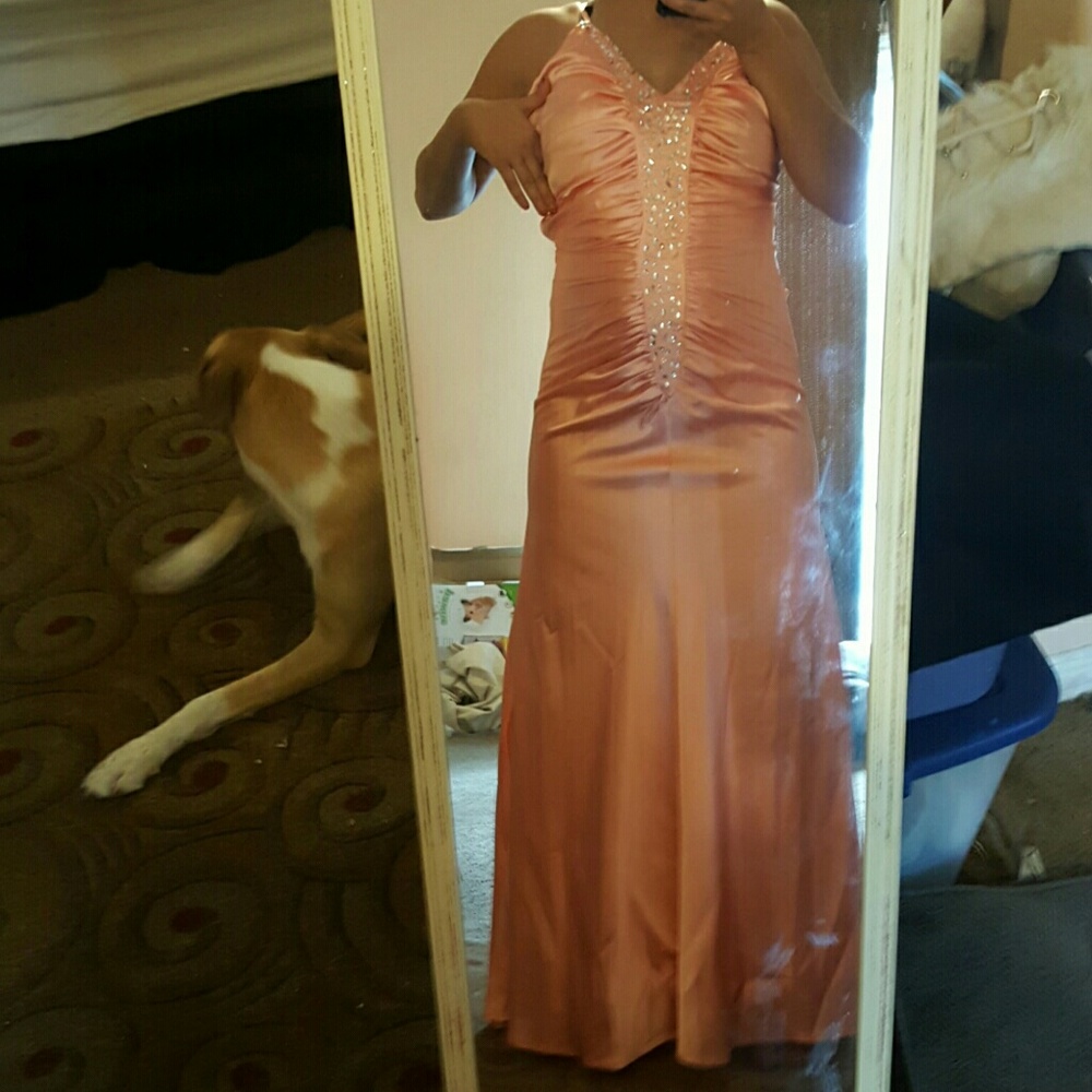 Amazing Peach dress Must Go!