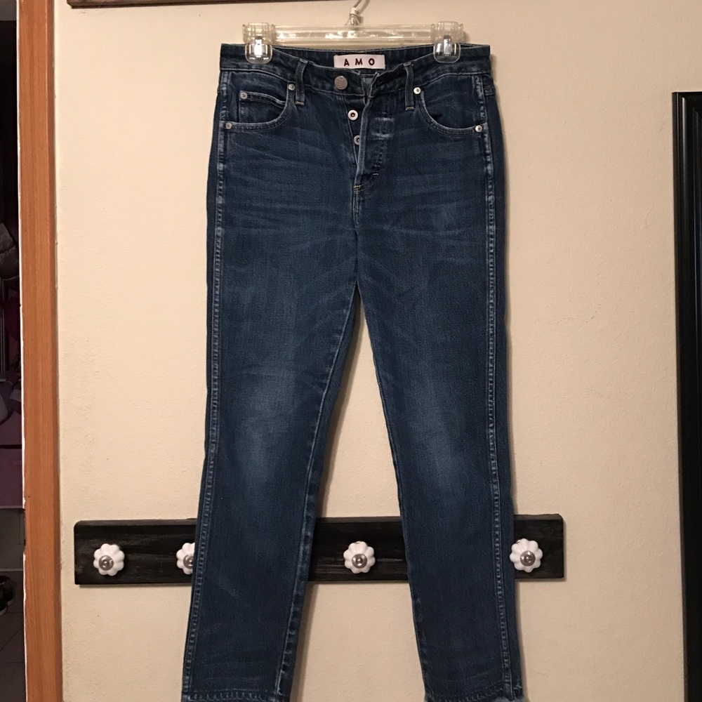 AMO Babe jean in true blue sz 28