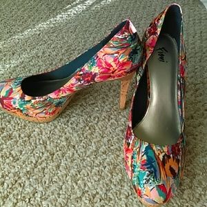 Floral heels