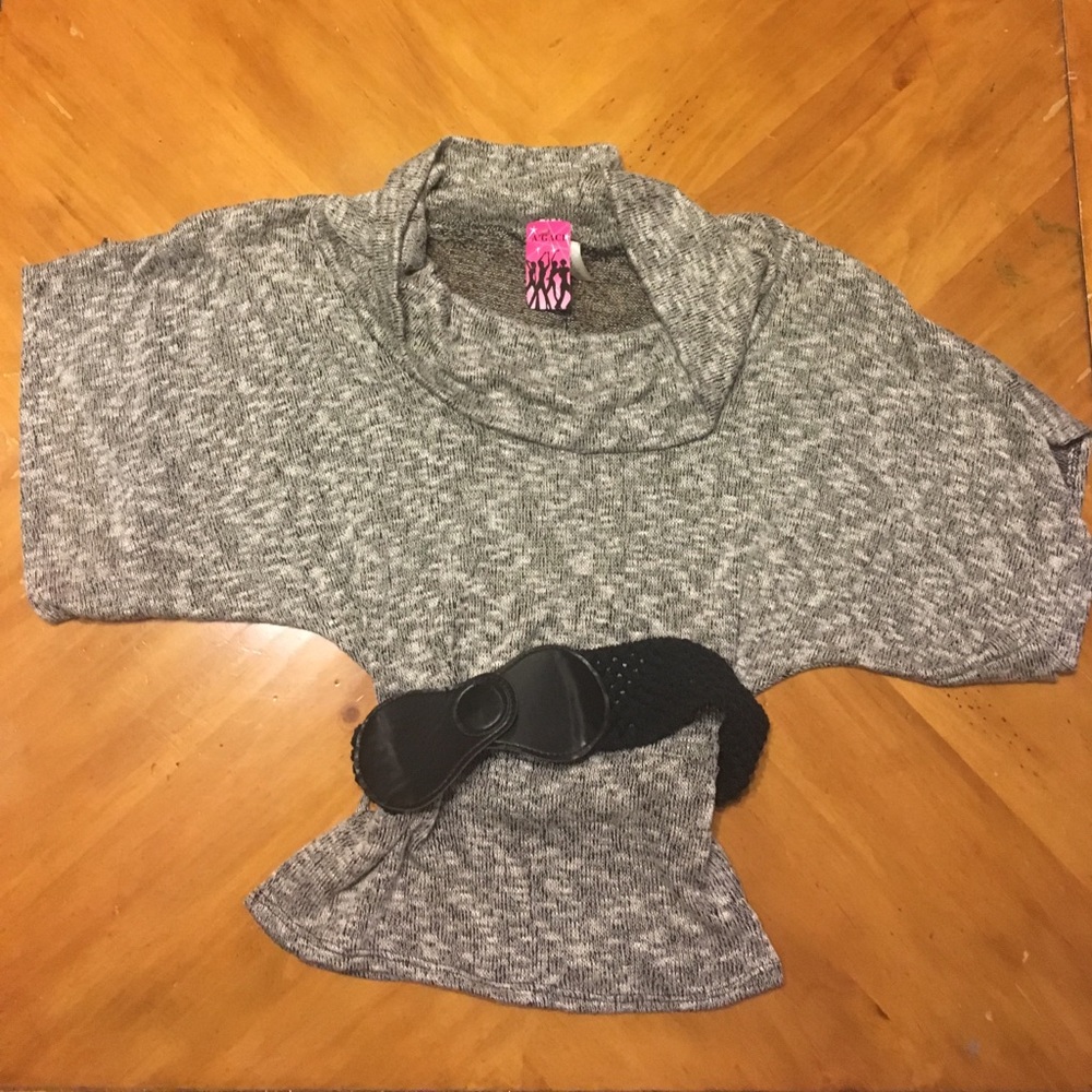AGACI grey & white sweater shirt ✔️