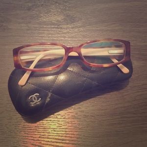 Chanel tortoise glasses