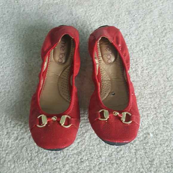 Ruby red flats - Picture 1 of 1