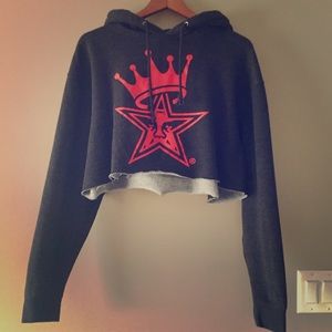 Cropped Obey Hoodie