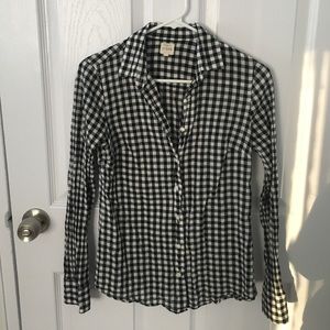 J.Crew gingham button up