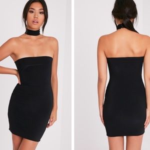 Black Strapless Dress