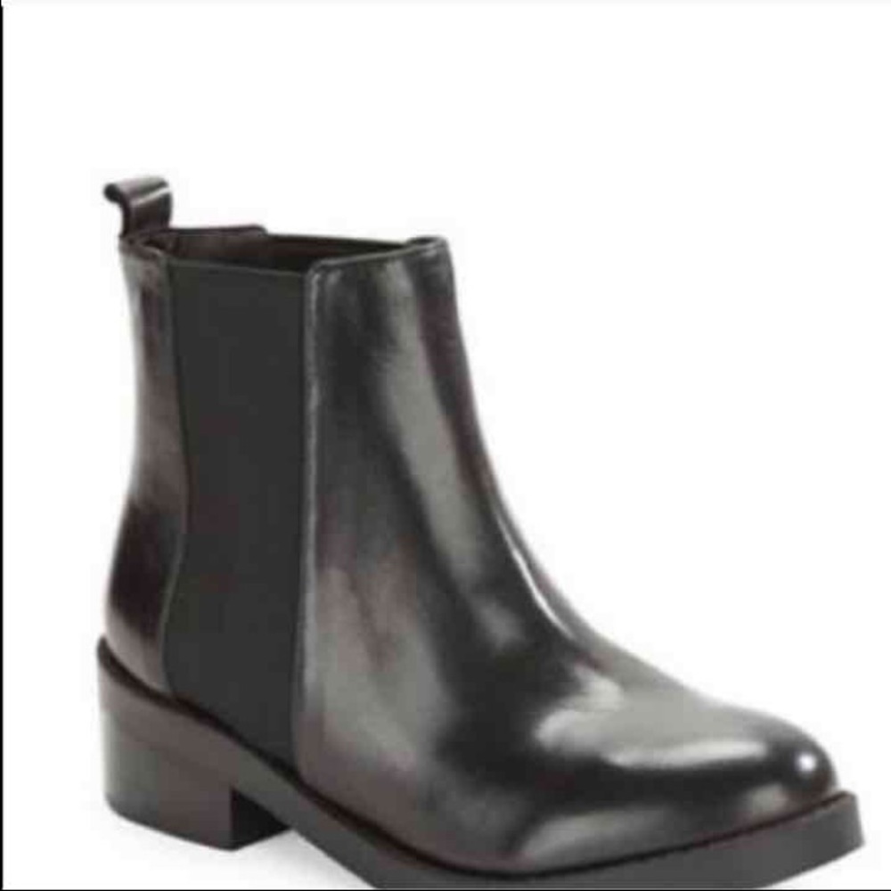 steve madden black ankle boots size 6.5