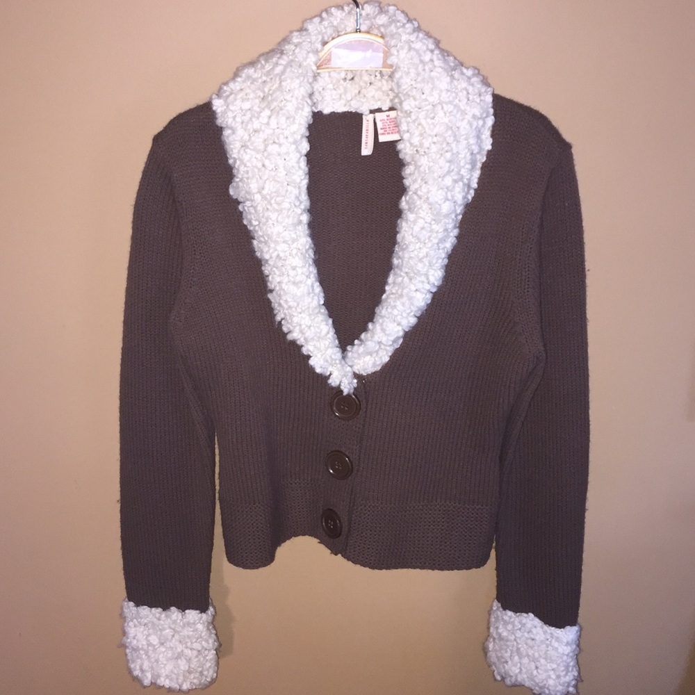 Sarsaparilla Sweater Brown Natural Cardigan M