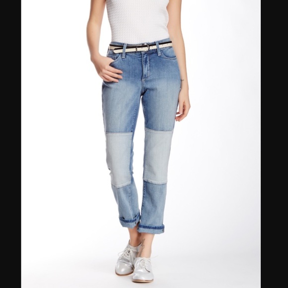 NYDJ Denim - NYDJ Patchwork Crop Ankle Cuff Jeans!