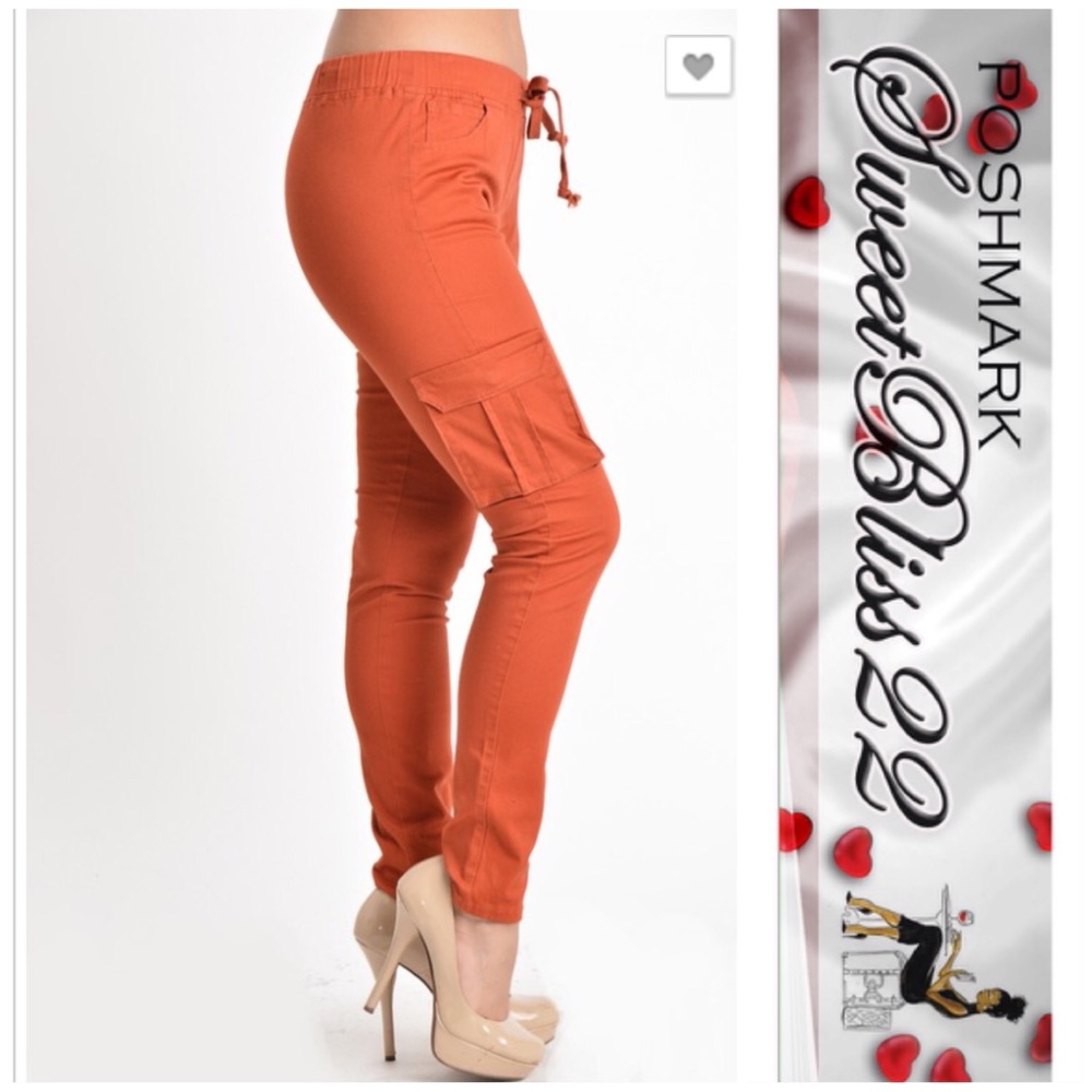 ✨Rust Cargo Joggers✨ - Picture 2 of 3