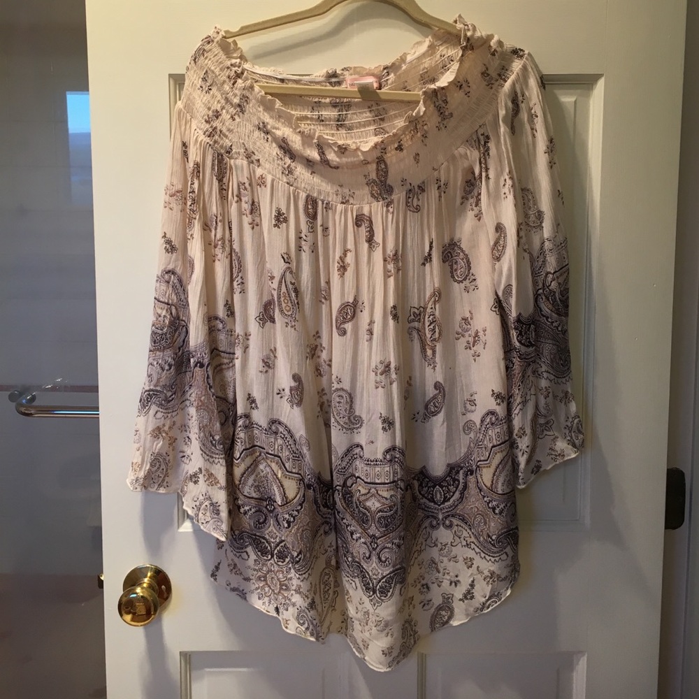 Off the shoulder dress