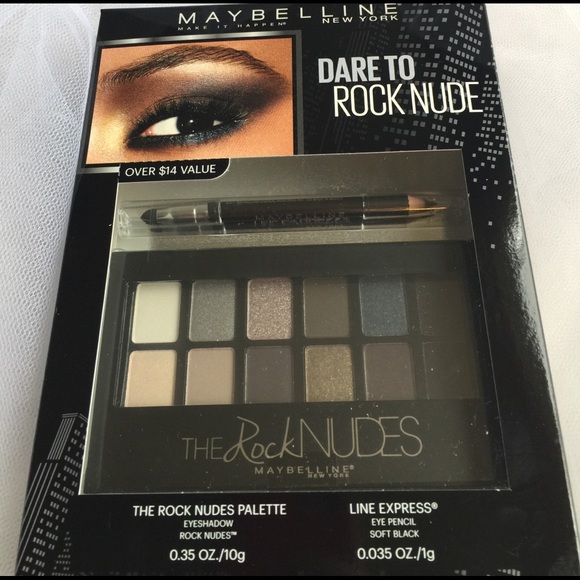 NIB MAYBELLINE DARE TO ROCK NUDE GIFT SET - Picture 1 of 3