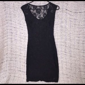 Black bodycone dress
