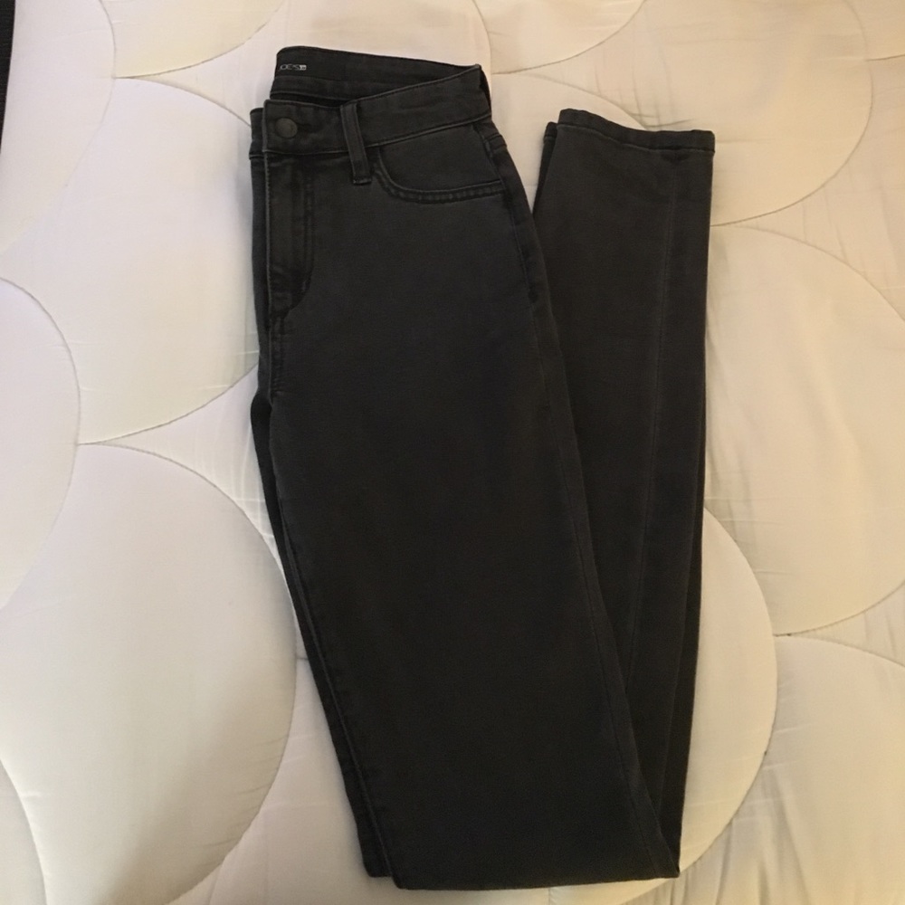 Joe's grey high waisted skinny jeans