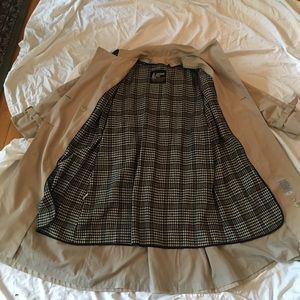 London fog classic trench with removable liner