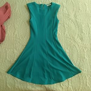 Turquoise retro dress
