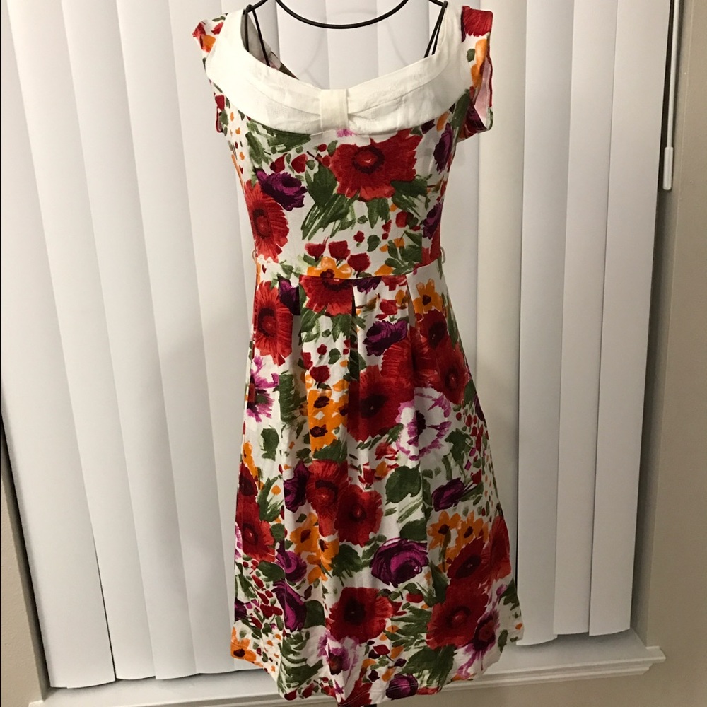 A floral summer dress.