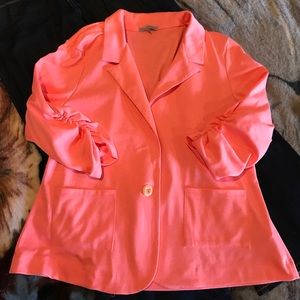 Neon Peach Blazer