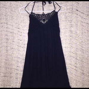 Navy blue halter top