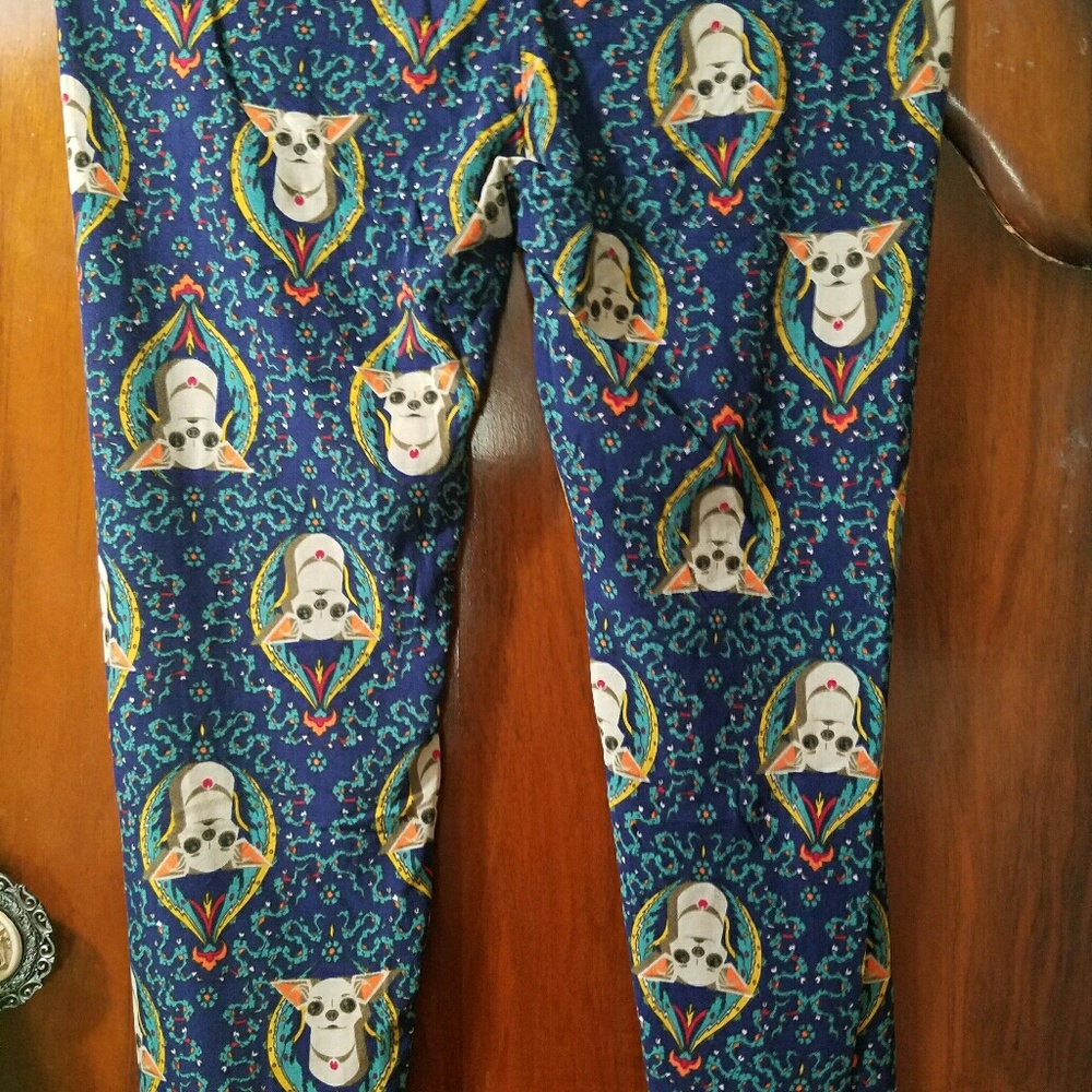 Lularoe chihuahua leggings OS unicorn!