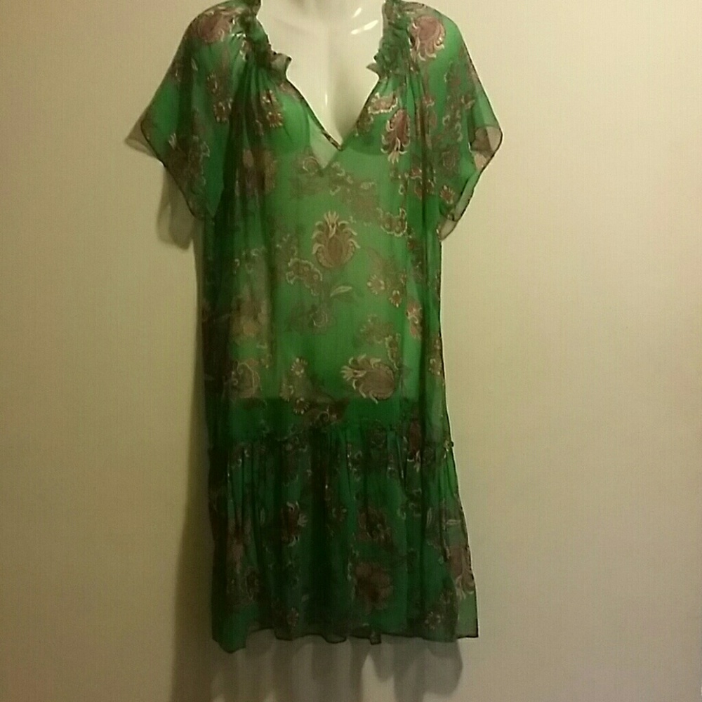 Beautiful Green Swim Suit Cover