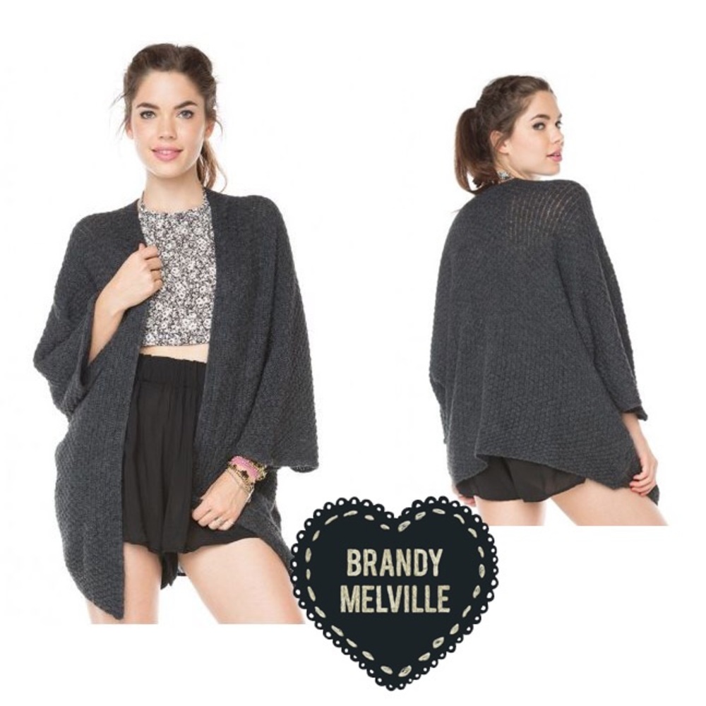 Brandy Melville Dolan sleeve Cardigan sweater