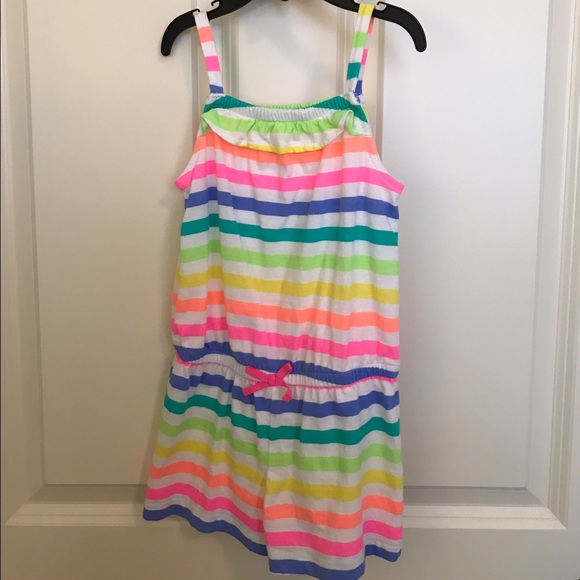 Lot of 2 Rainbow Stripe Girl 3T - Picture 1 of 2