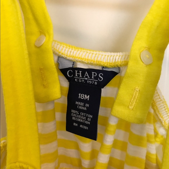 Chaps Toddler Girl Romper 18 mo NWOT - Picture 3 of 3