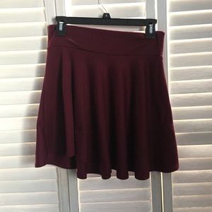 Short Burgundy Skirt