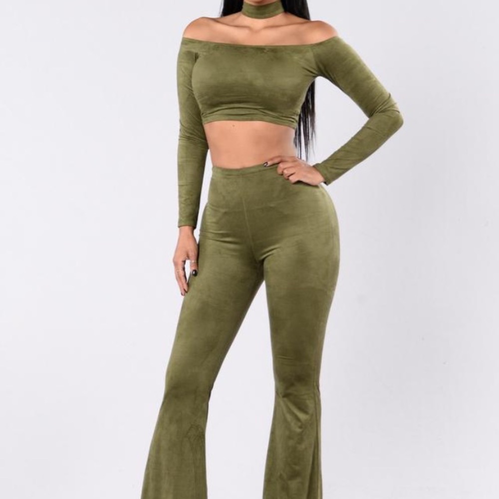 Olive green set