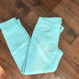 Mint skinny jeans. Size 10
