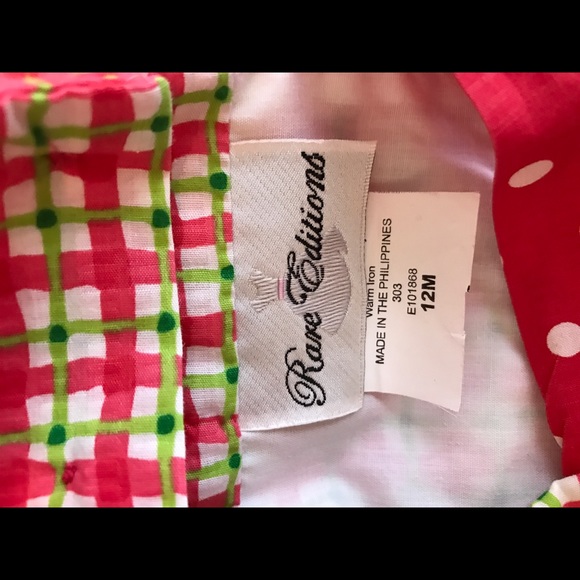 Rare Editions Girls Dress 12 mo - Picture 3 of 3