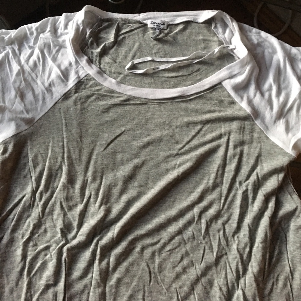 Splendid lightweight color block tee.