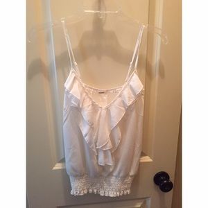 Poetry Brand - White Ruffled Top