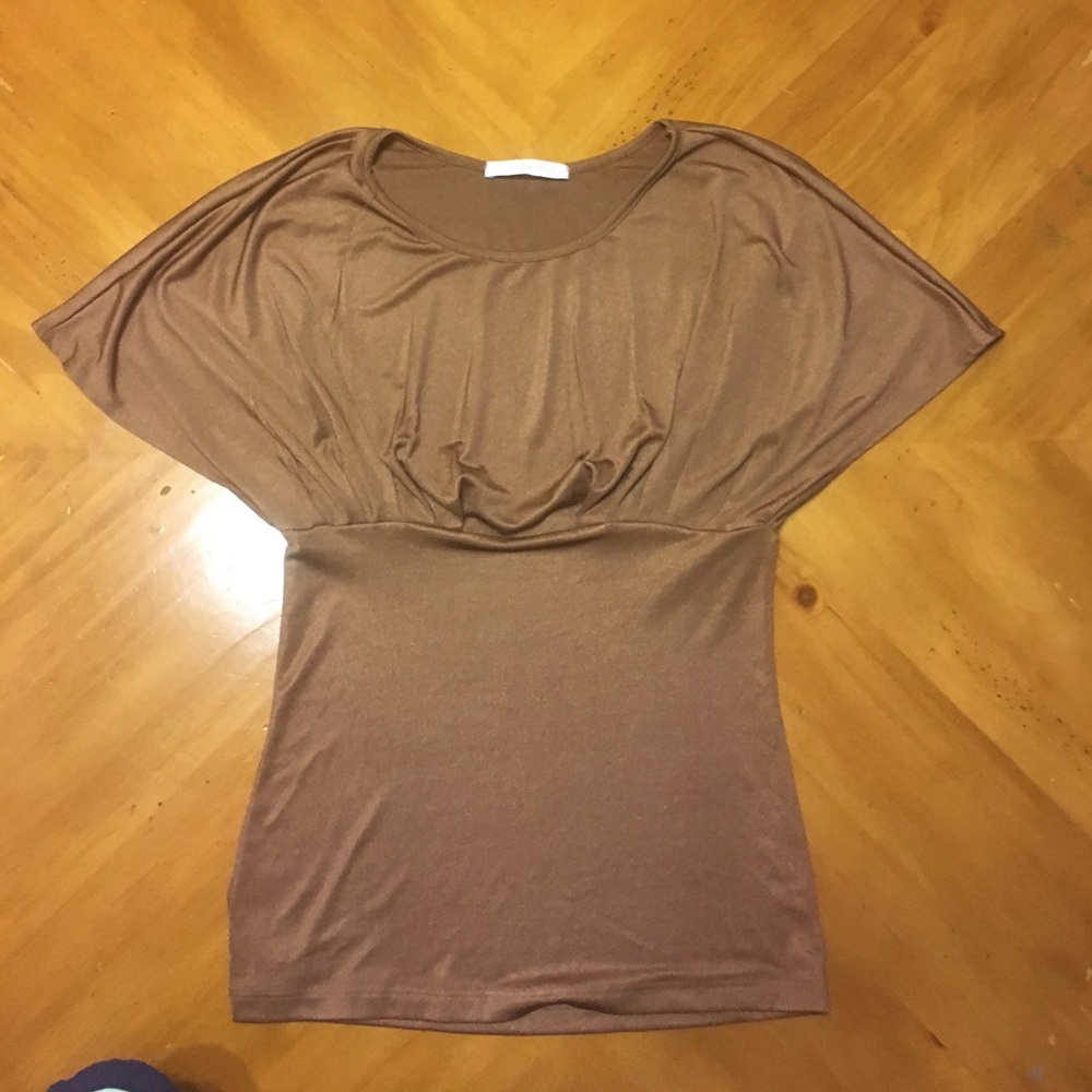 CHARLOTTE RUSSE brown blouse