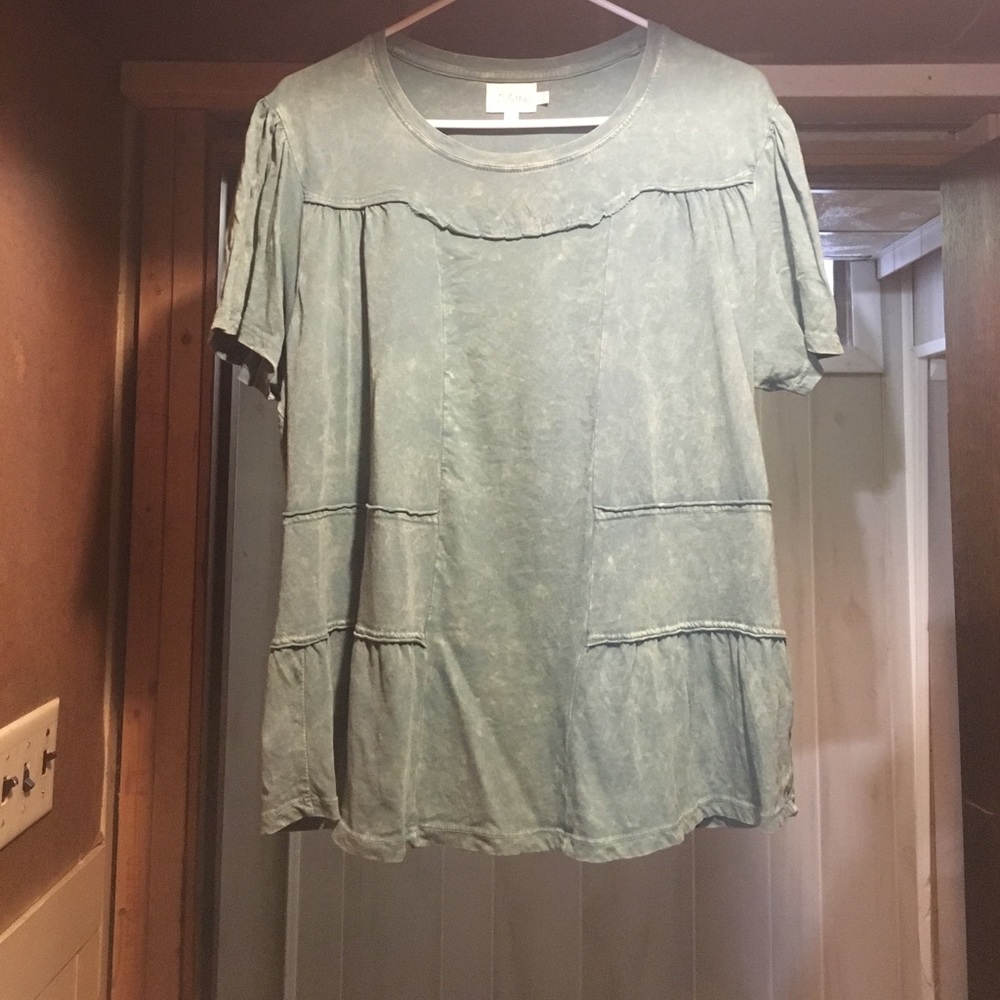 Super Cute Deletta Peplum Top from Anthropologie