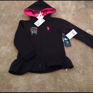 Brand new girls ruffle hoodie