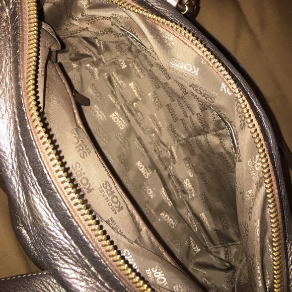 Authentic Michael Kors Bronze purse - Picture 4 of 7