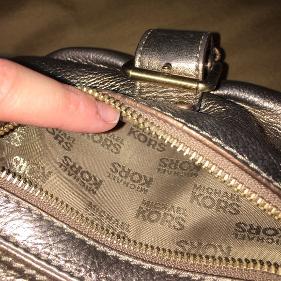 Authentic Michael Kors Bronze purse - Picture 7 of 7