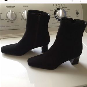 Stuart Weitzman black booties