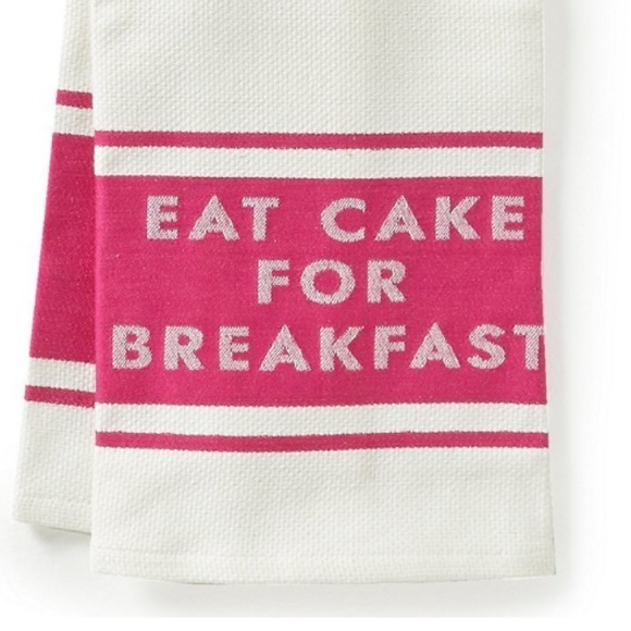 🍰NWT KATE SPADE EAT CAKE FOR BREAKFAST TOWELS🍰 - Picture 2 of 2