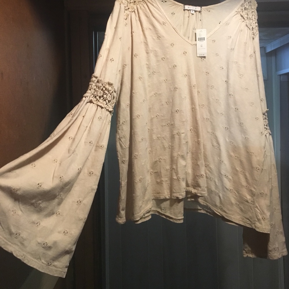 Bell Sleeve Peasant Anthropologie Top