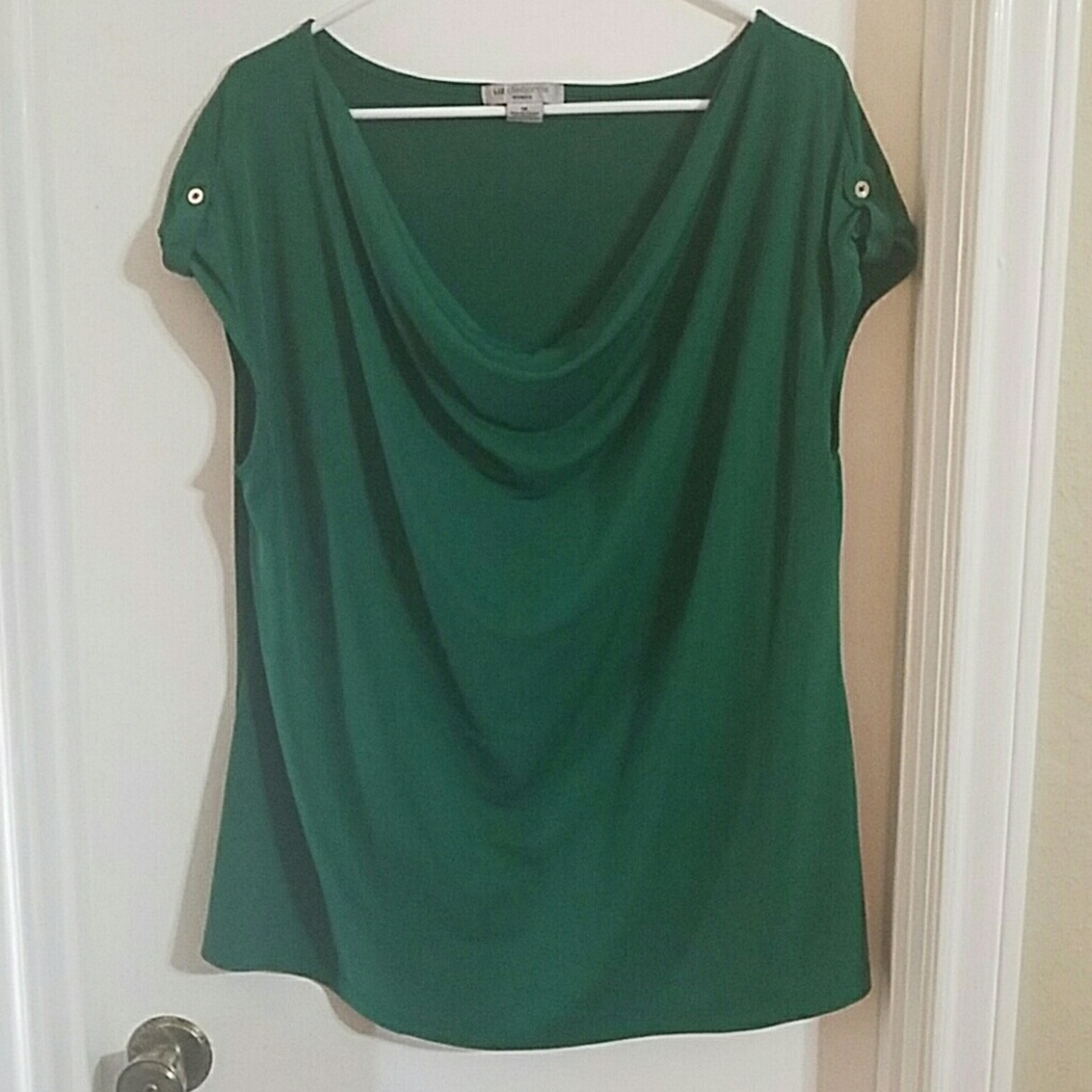 Cowl neck blouse