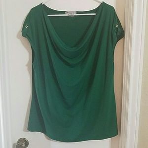 Cowl neck blouse