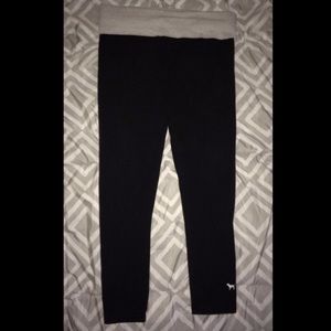 Pink (VS) yoga pants